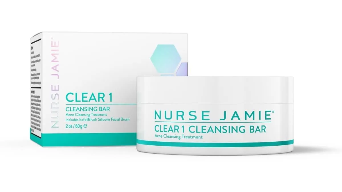 Clear 1 Acne Cleansing Bar in a Jar