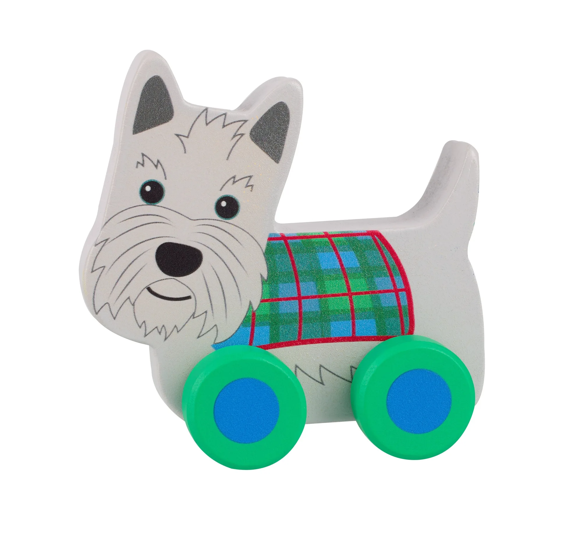 Primer juguete de empuje perro Scottie