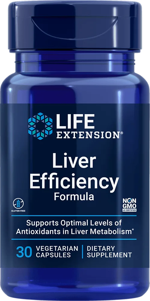 Liver Efficiency Formula, 30 vegetarian capsules