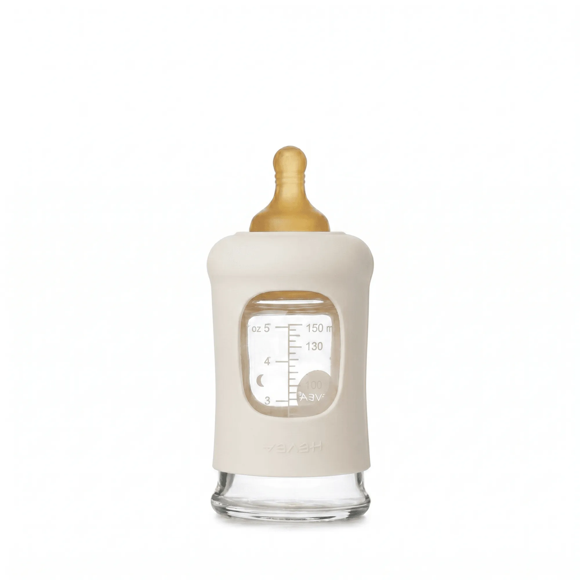Babyglasflasche mit weitem Hals mit Schutzhülle 150ml/5oz Einzelpackung