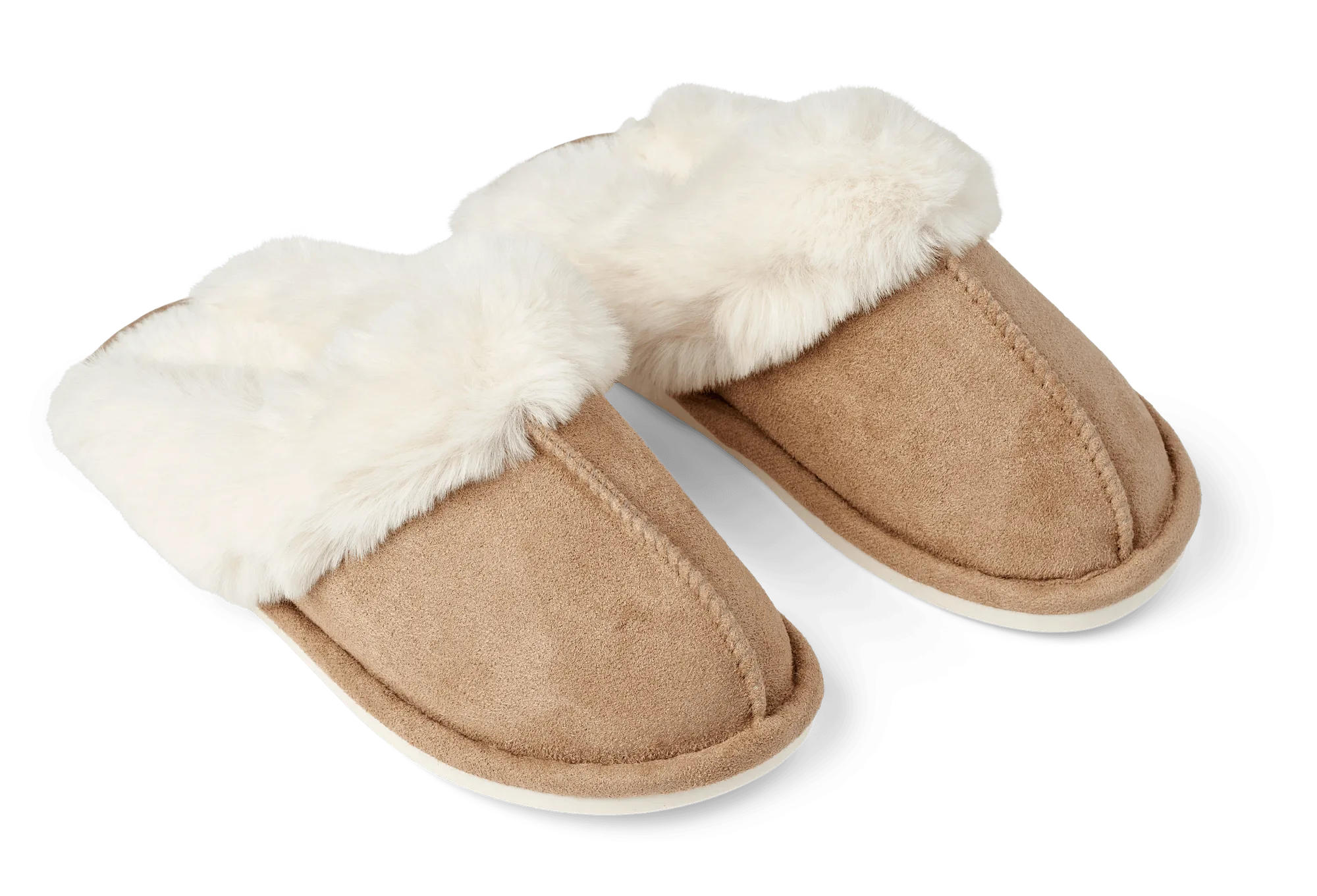 Fluffy slippers - Cashew nut