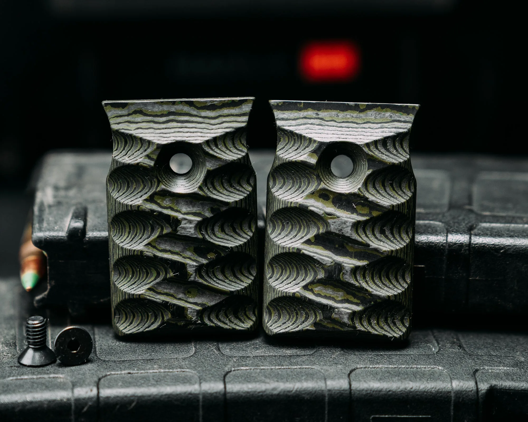 HFB x Kinetic M-LOK FORE GRIP Scales ONLY - Junglewear Carbon Fiber
