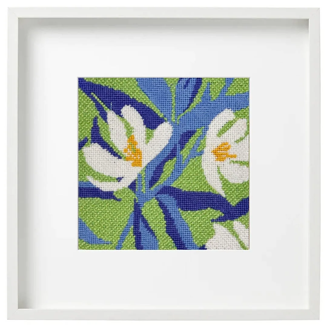 Magnolia Floral Needlepoint Kit