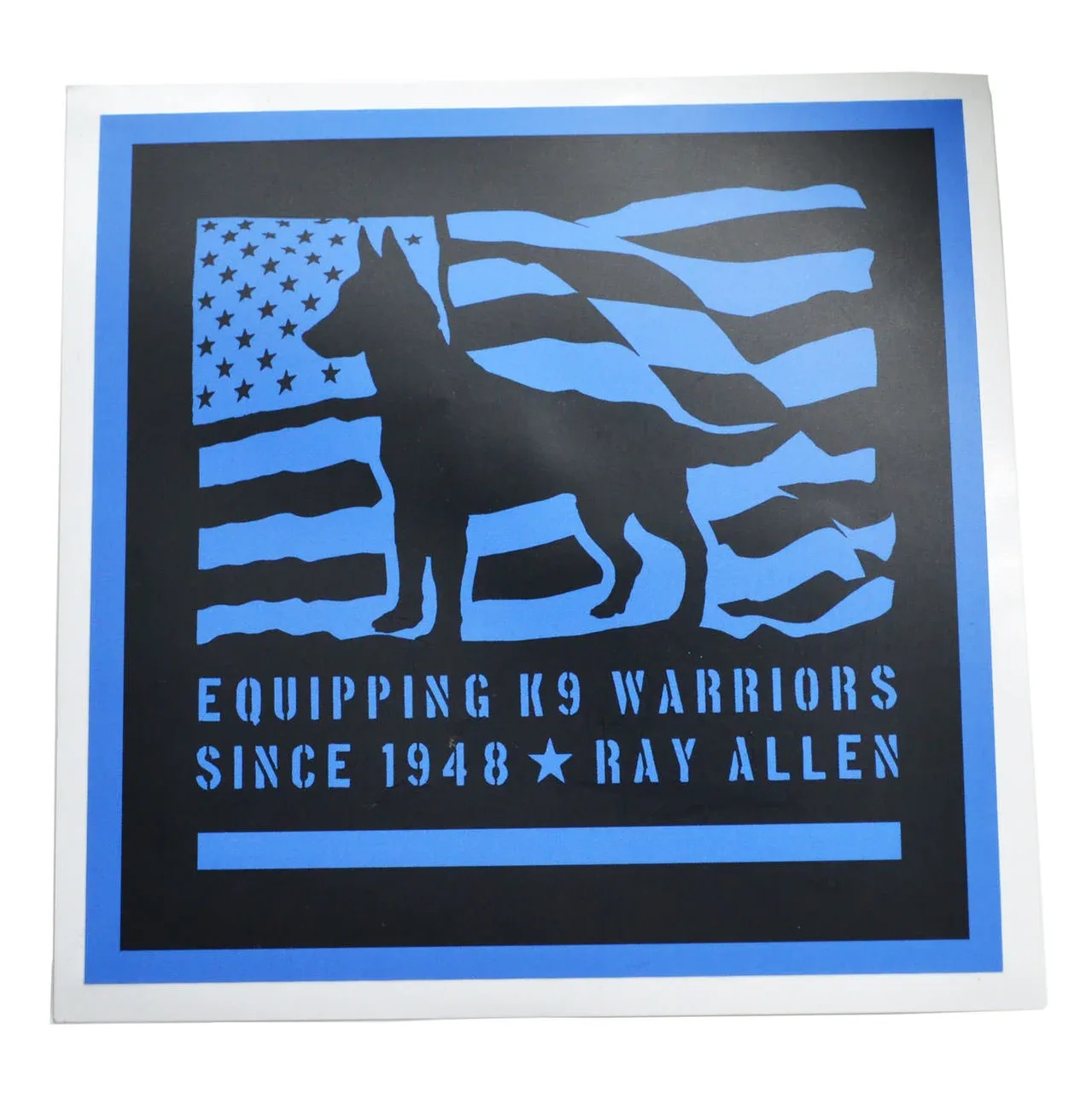 Ray Allen K9 Flag Decal