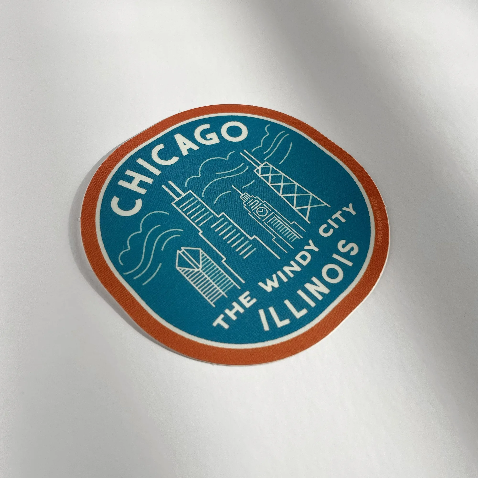 Autocollant rétro Chicago : souvenir ou déco du quotidien ?