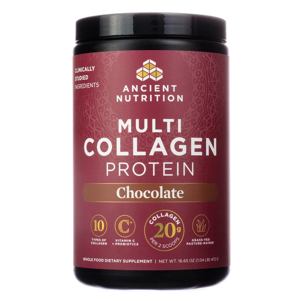 Ancient Nutrition Multi Collagen Peptides Protein Powder Chocolate