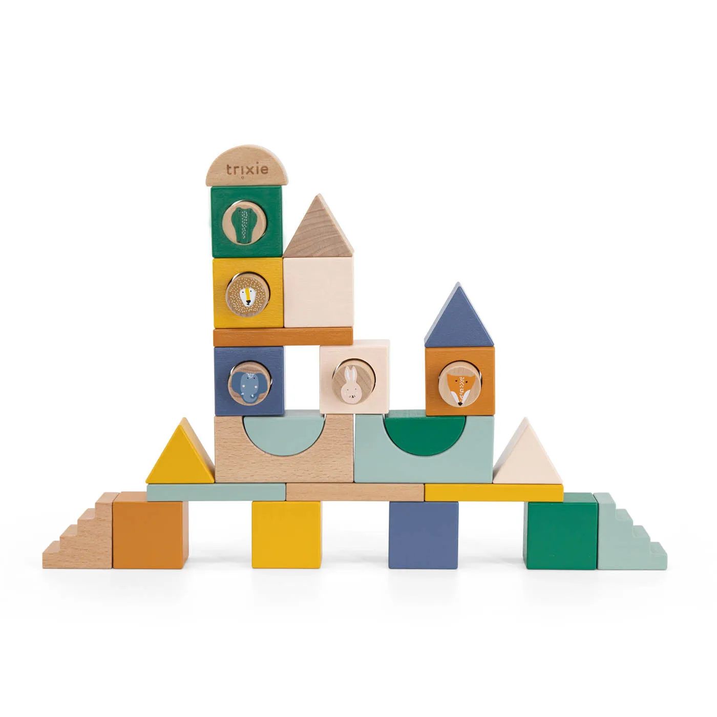How to Build a Wooden Block City with 31 Pieces