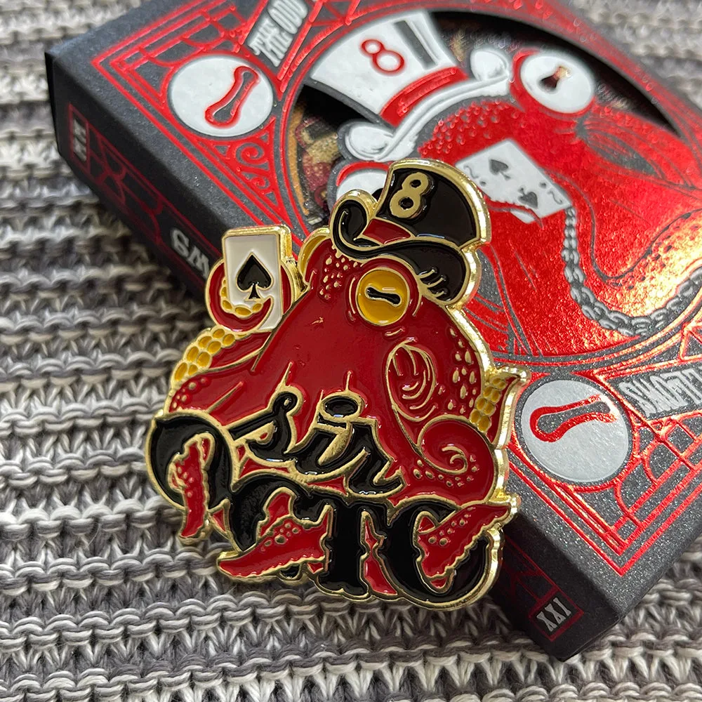 Odd Fellows: smaltovaný pin Sir Octo