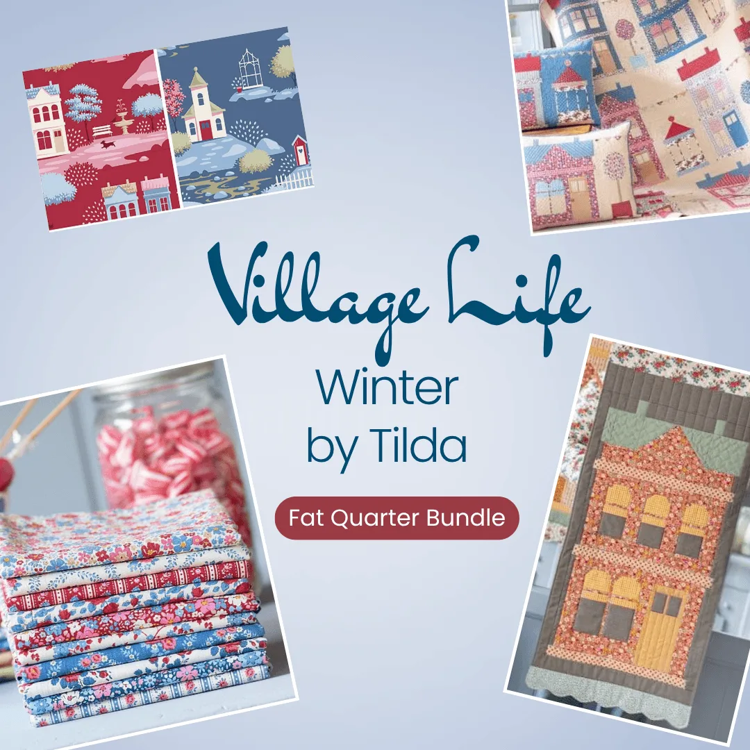 Tilda Village Life Winter Fat Quarter Bundle - Pre-Order