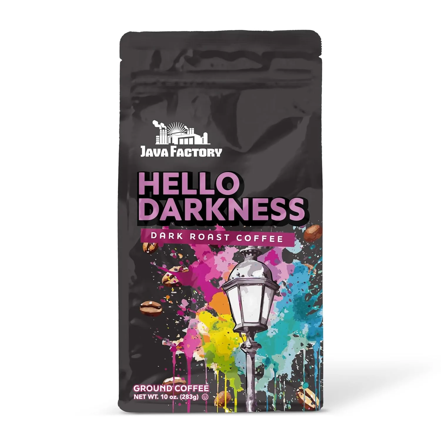 Perfil de sabor del café molido Java Factory Hello Darkness