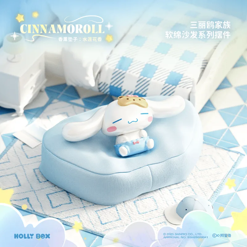 Figurka Sanrio Miękka Sofa Hello Kitty Kuromi Dekoracja Biurka Prezent