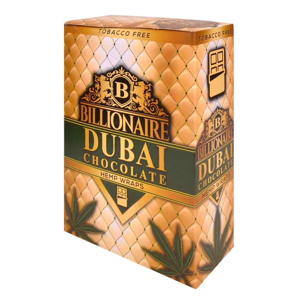 Como enrolar Billionaire Hemp Wraps Dubai Chocolate