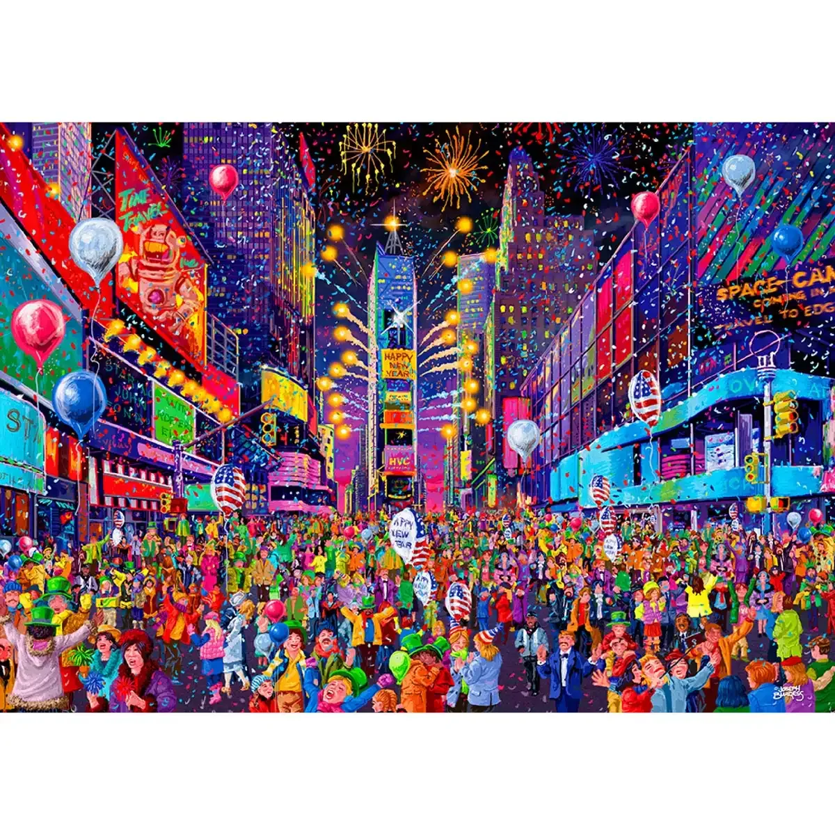New Year’s Eve 500 Wooden Puzzle