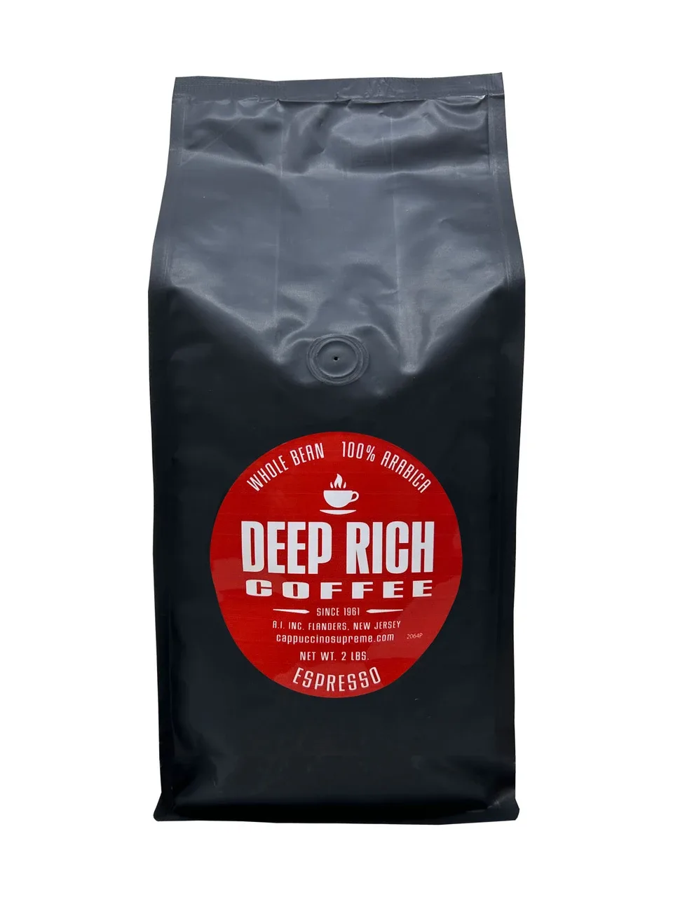 Espresso intenso vs. granos de café colombiano enteros