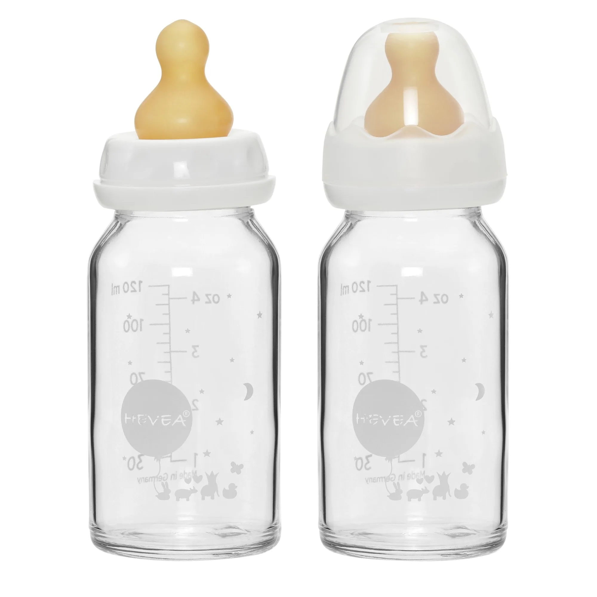Biberon in Vetro a Collo Standard Confezione da 2 - 120ml/4oz
