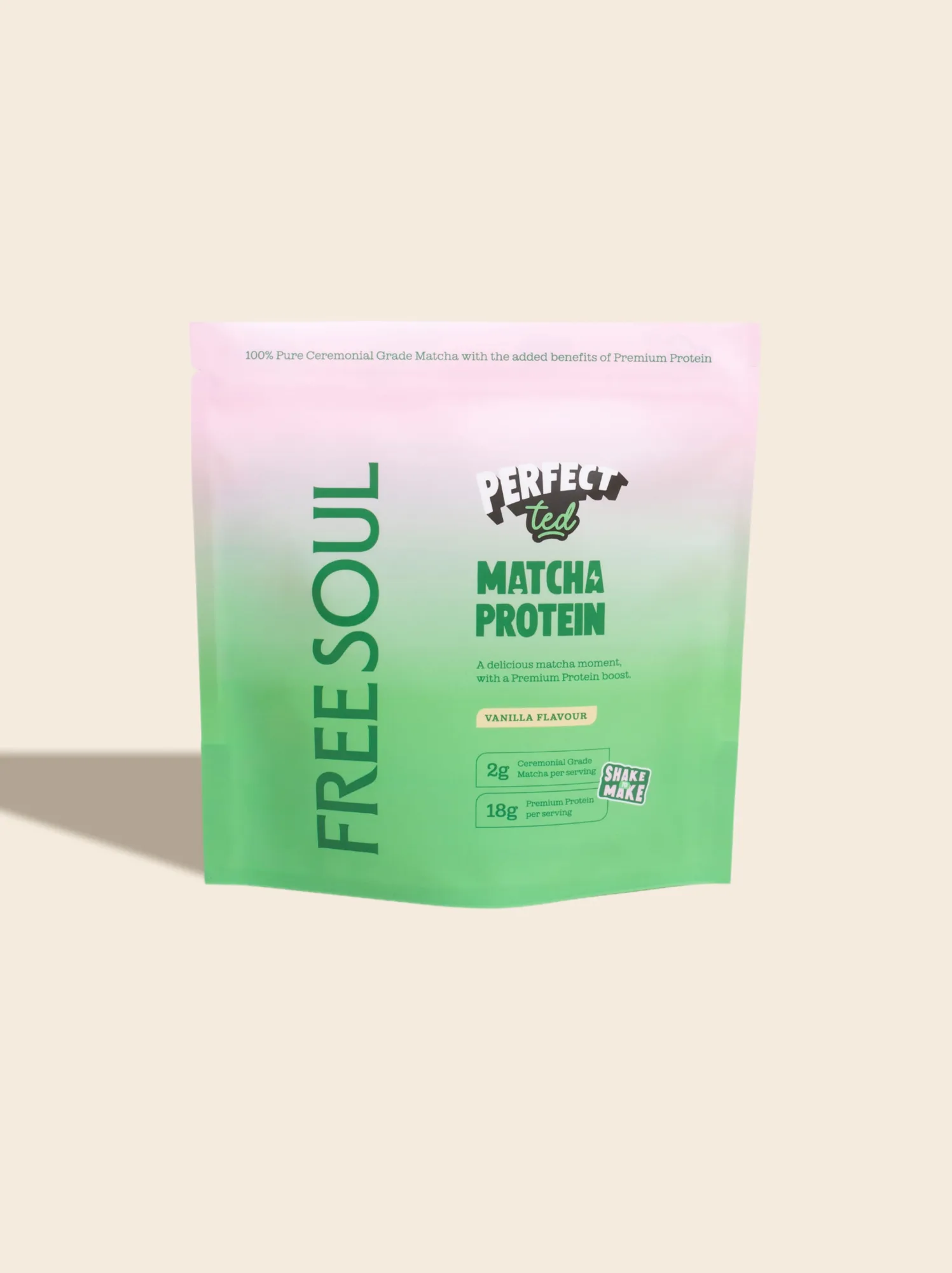 Free Soul x PerfectTed Matcha Protein Powder