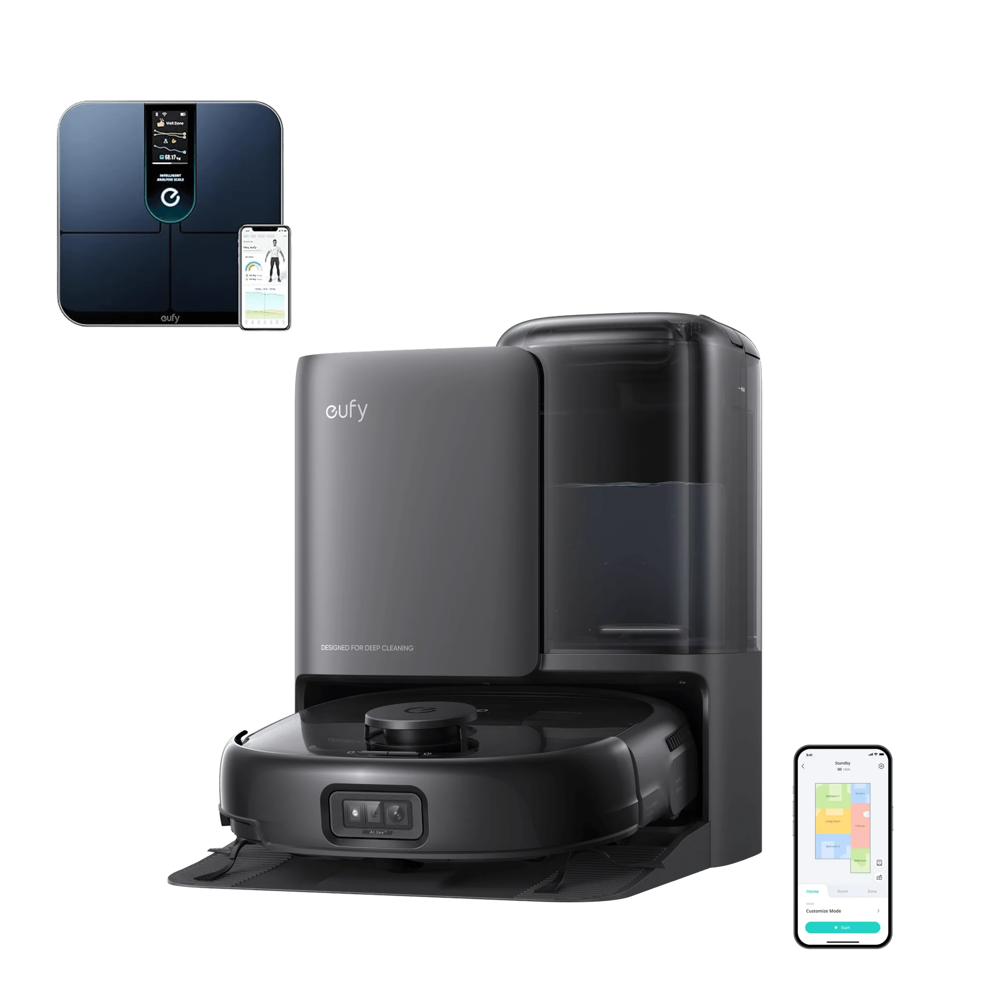 eufy Omni E25 Robot Vacuum and Mop with Smart Scale P3