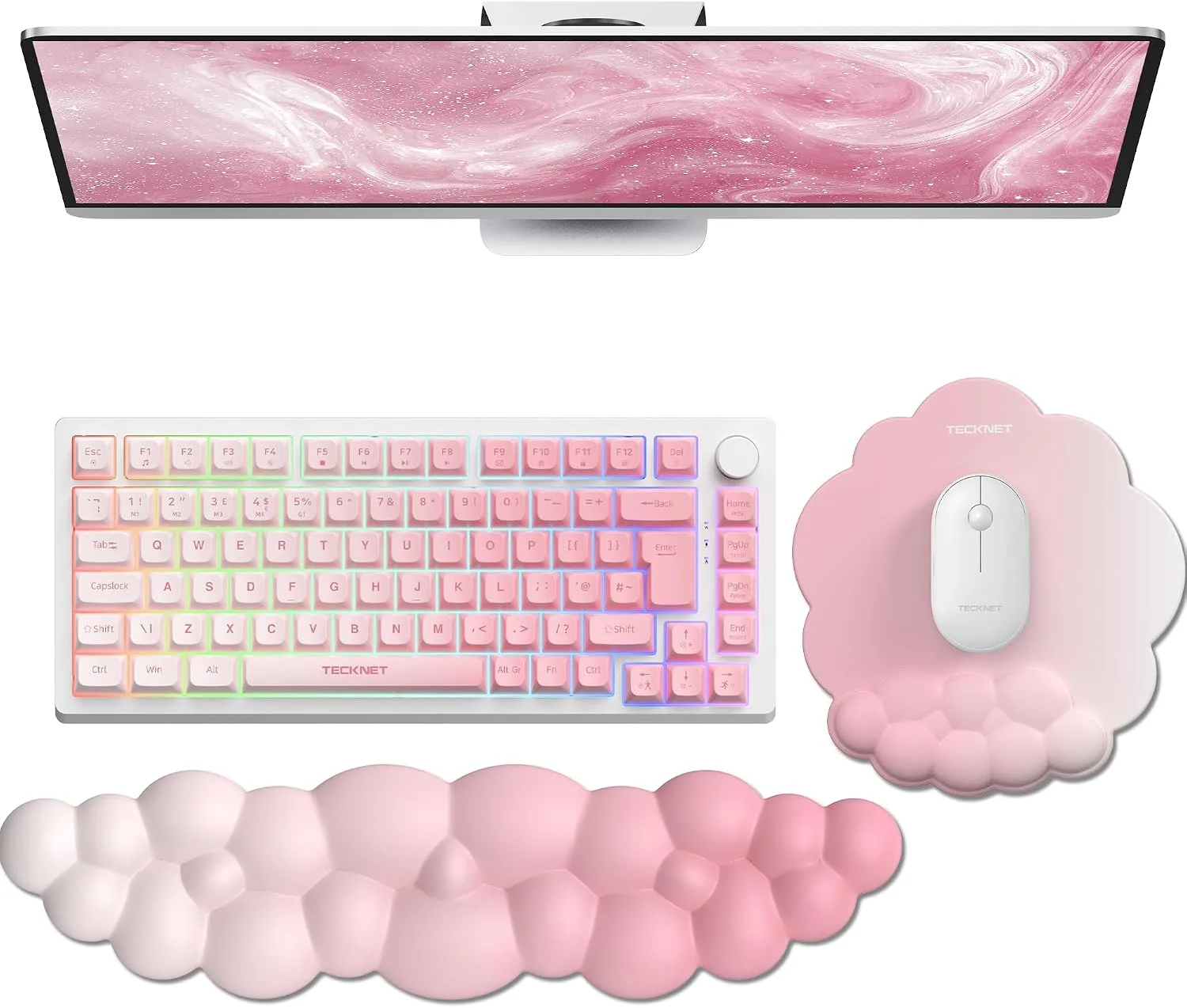 Comment nettoyer un tapis de souris ergonomique Cloud avec repose-poignet