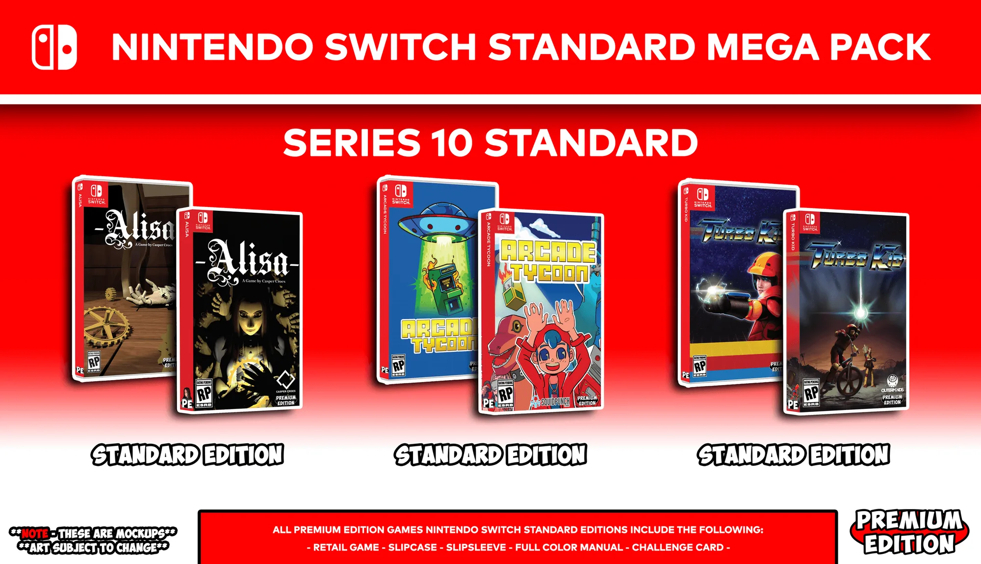 Series 10 超值包:Nintendo Switch 組合內容