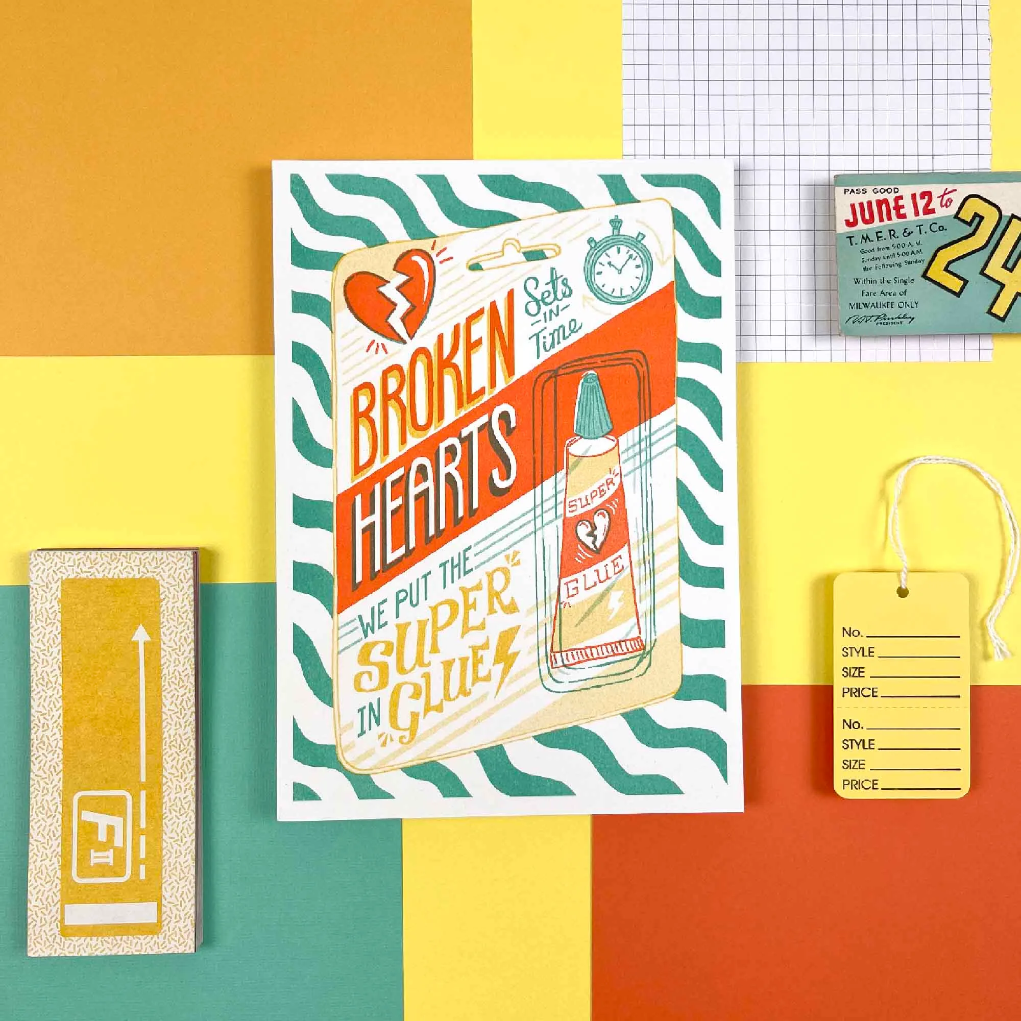 A5 Broken Hearts Super Glue