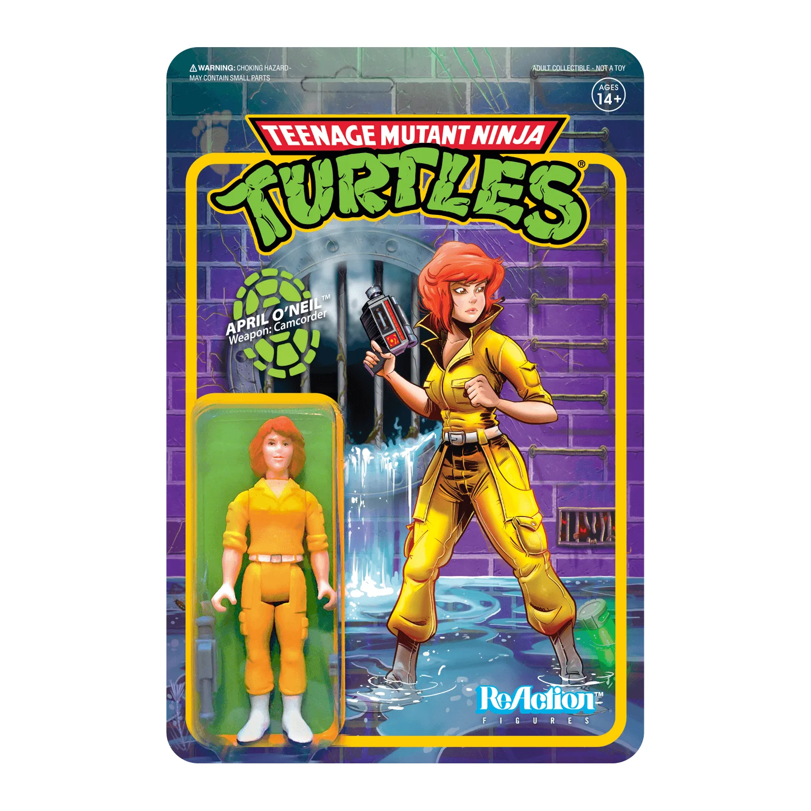 Figura ReAction de las Tortugas Ninja Ola 2 - April O'Neil
