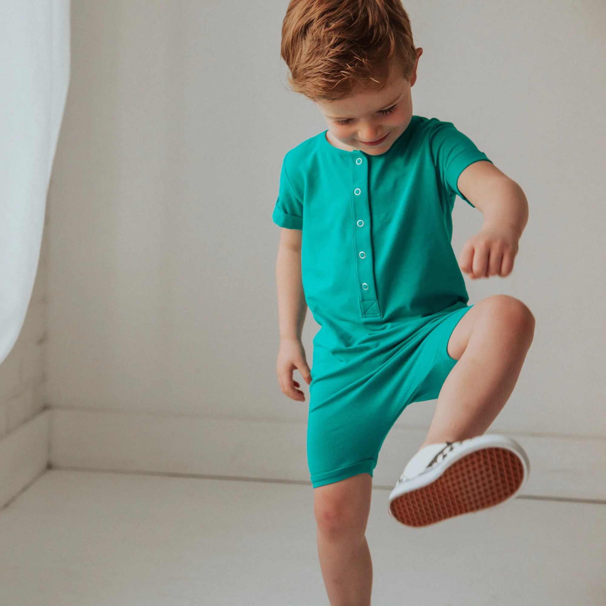 Essentials Rag Romper - 'Teal'