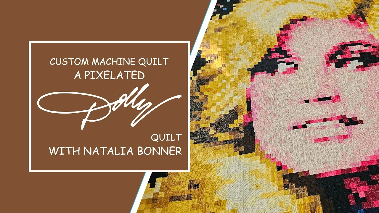 Machine Quilt A Pixelated Dolly Quilt with Natalia Boner