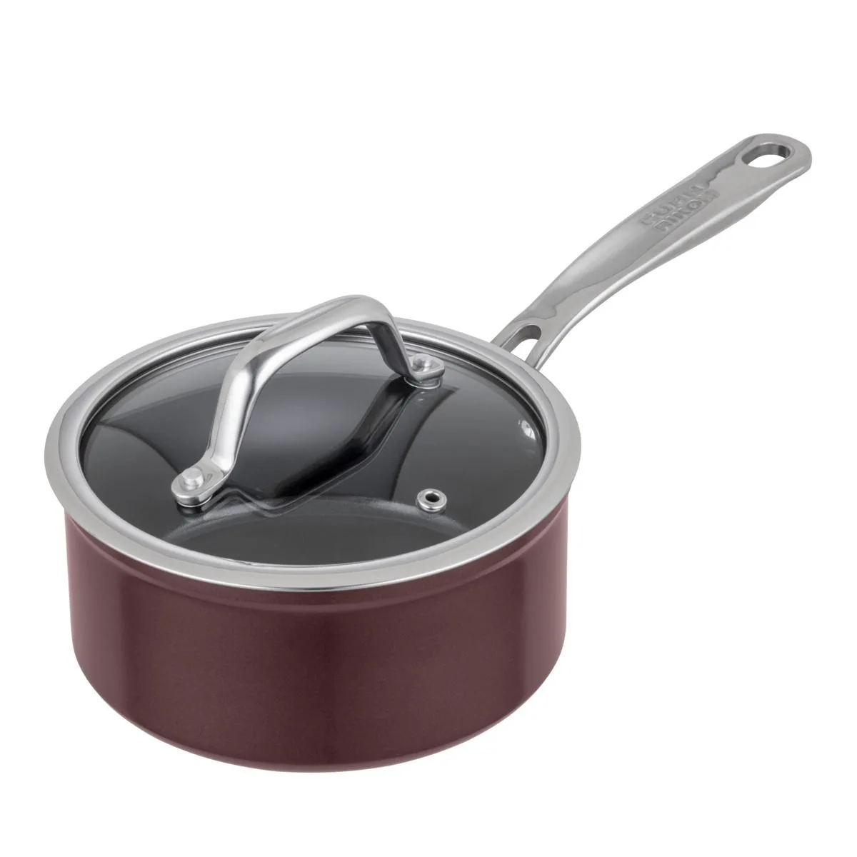 EASY PRO CERAMIC COLOR Steelpannetje 1,5 L · Ø 16 cm bordeaux