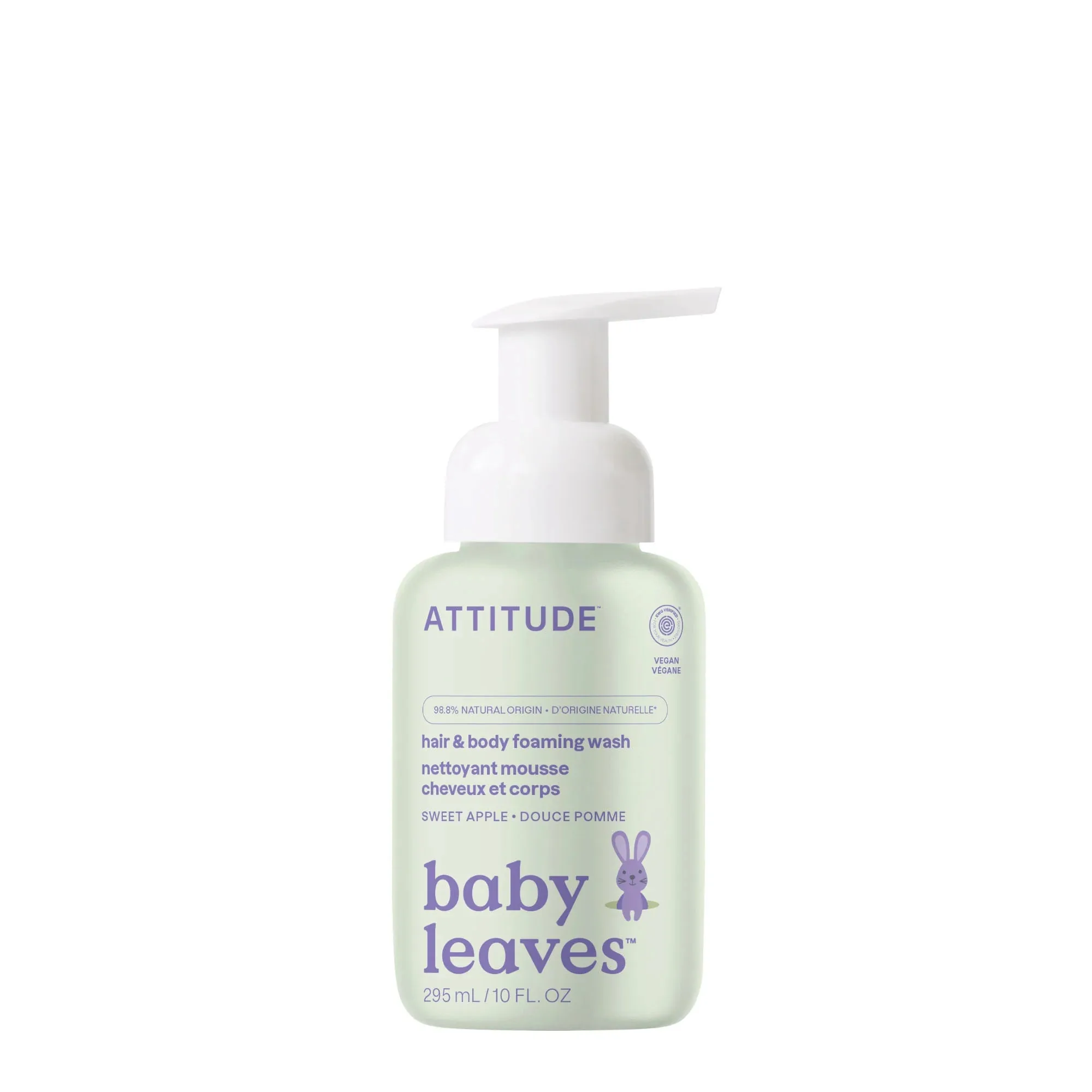 2-in-1 Baby Foaming Shampoo & Body Wash Sweet Apple-10 FL. OZ.