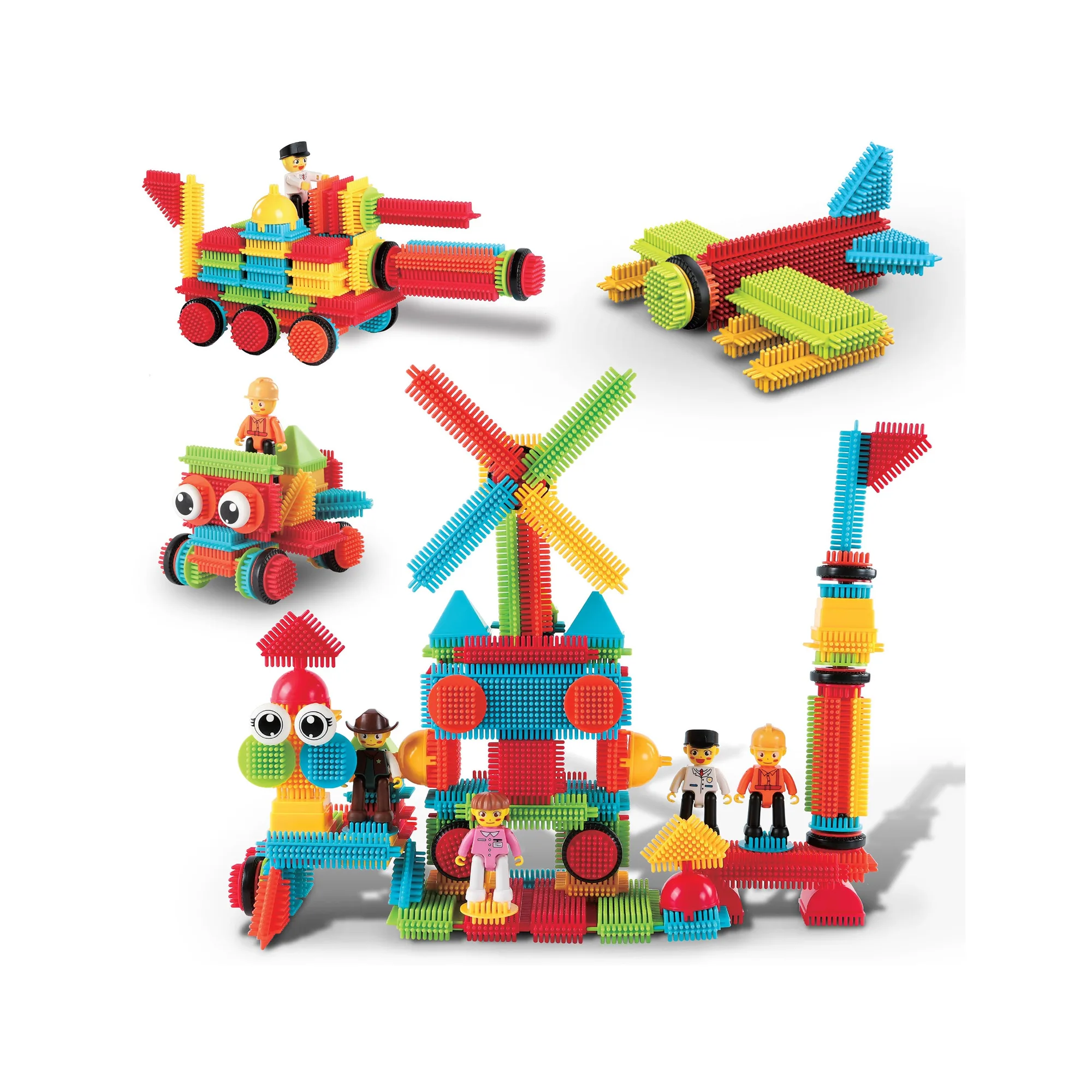 PicassoTiles 116pc Hedgehog Building Block Building Set