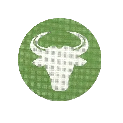 Taurus Needlepoint Canvas + Optional Thread Pack