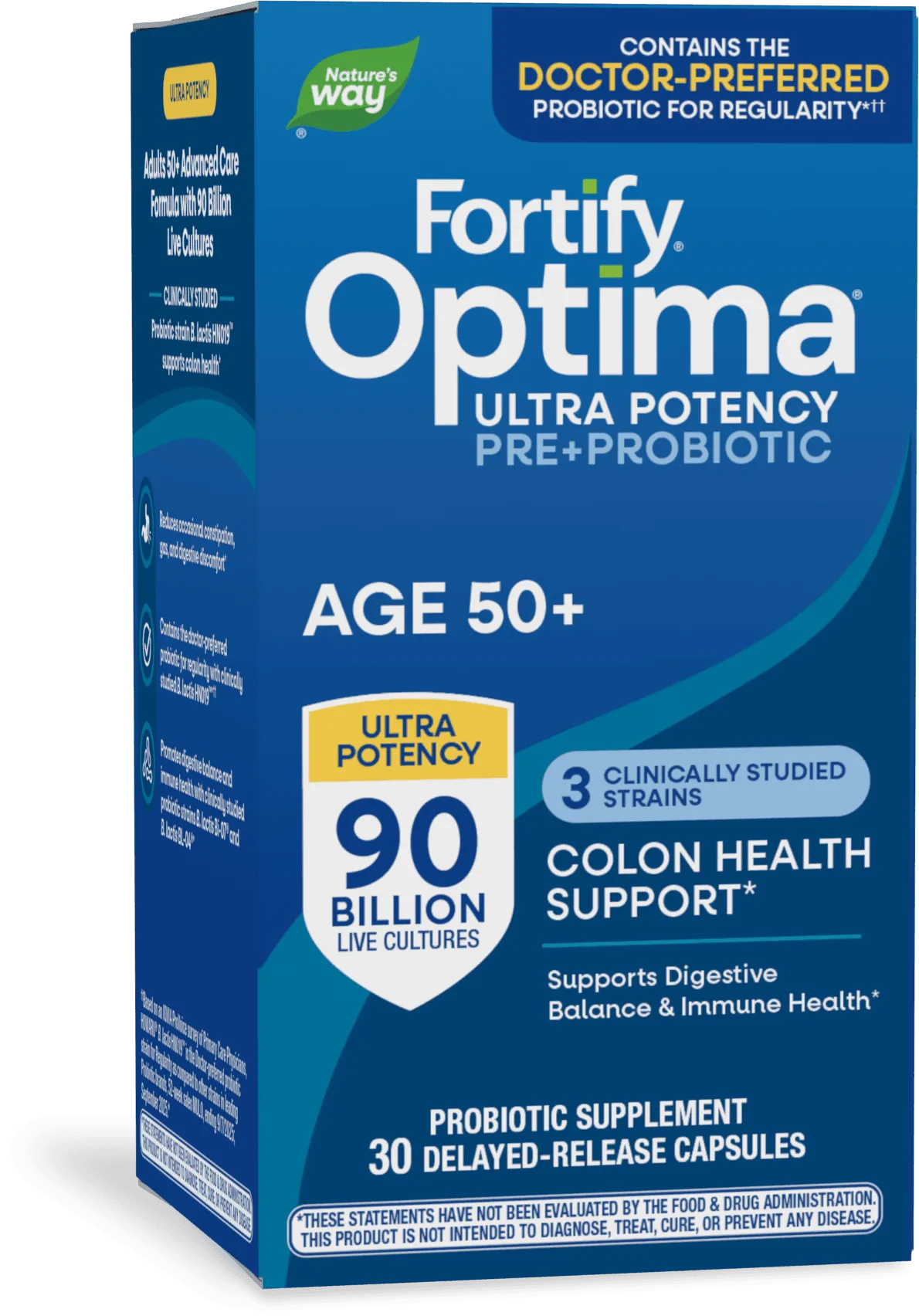 Fortify® Optima® Pre+Probiotic Age 50+ 90 Billion
