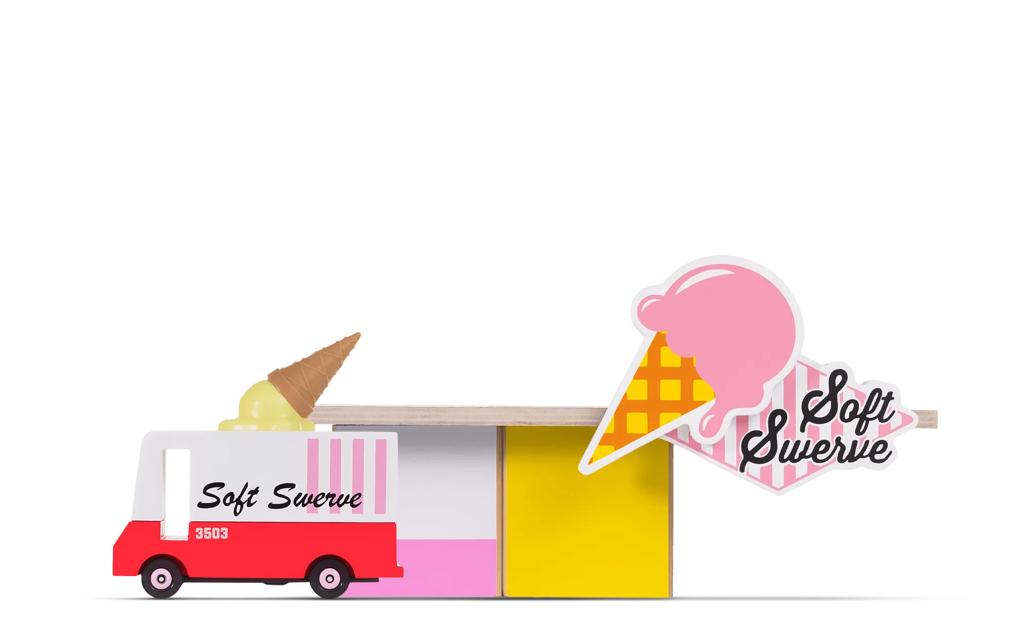 How to Set Up a Toy Food Truck Scene with Ice Cream Shack Combo