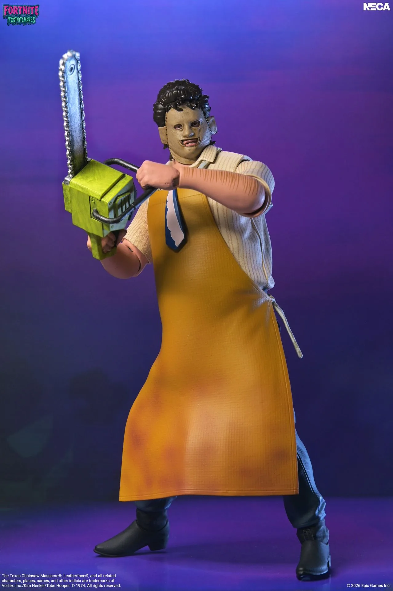 Fortnite x Texas Chainsaw Massacre – Fortnitemares Leatherface 7-Zoll-Actionfigur (VORBESTELLUNG)