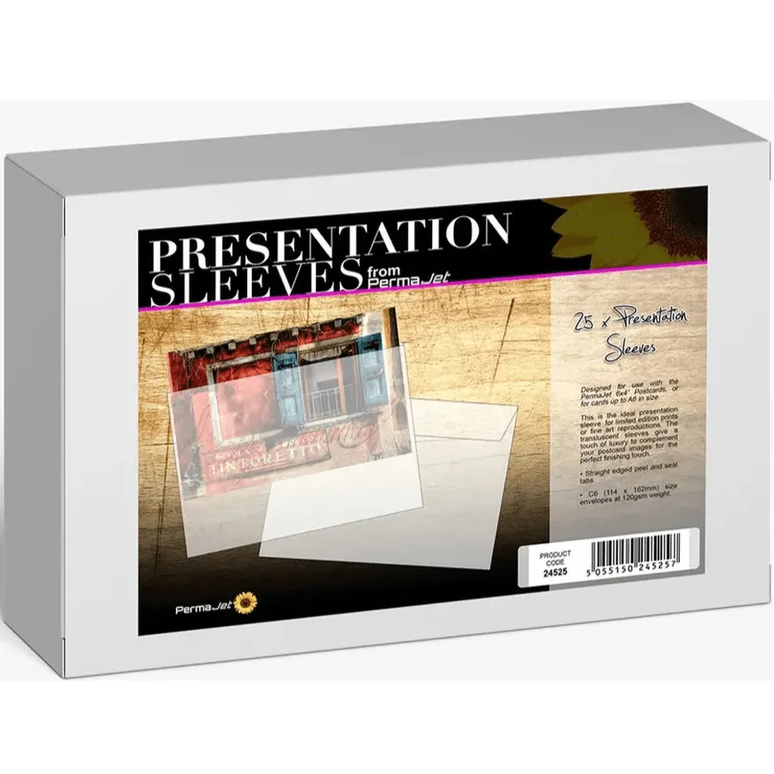 PermaJet Postcard Sleeves - 25 Sleeves