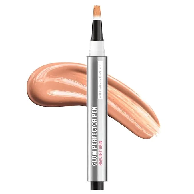 Neutrogena Healthy Skin Glow Perfector Concealer Pen, Lightweight Liquid Makeup for Face with Pro-Vitamin B5 & Vitamin E for a Radiant Finish, Neutral, 0.1 oz