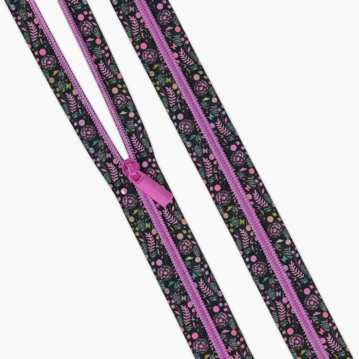 Tula Pink Prince Charming Deja Vu Collection - Dandelion Nylon Coil Zippers
