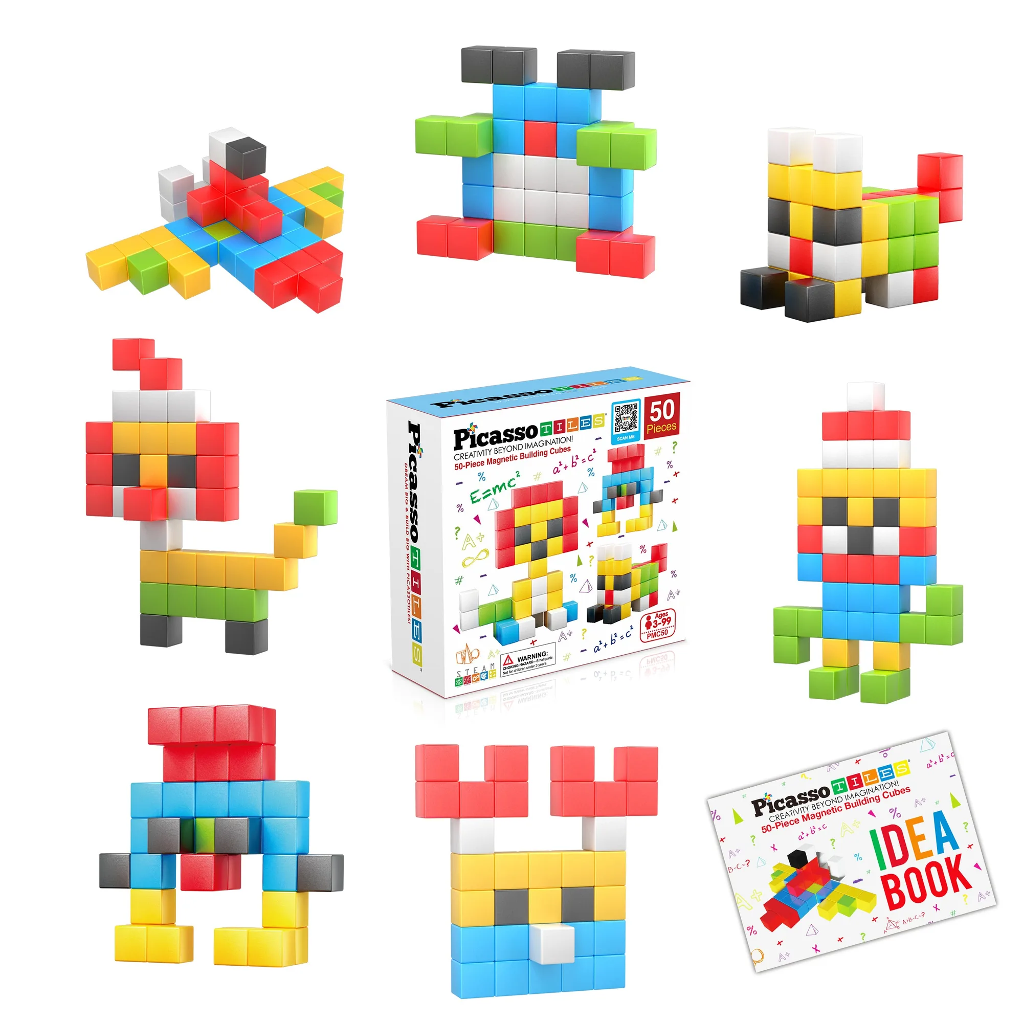 What Can You Build with 50 Magnetic Puzzle Cubes?