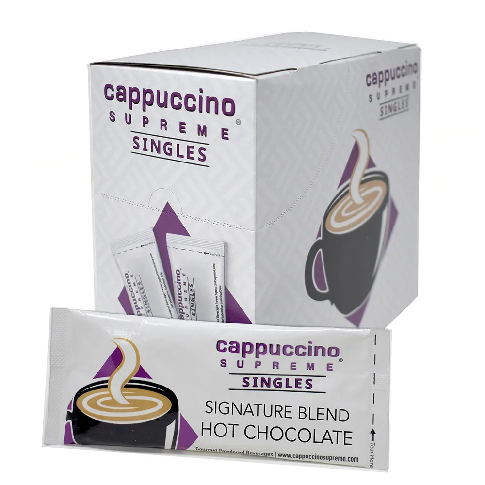 Préparer un chocolat chaud avec des sticks individuels