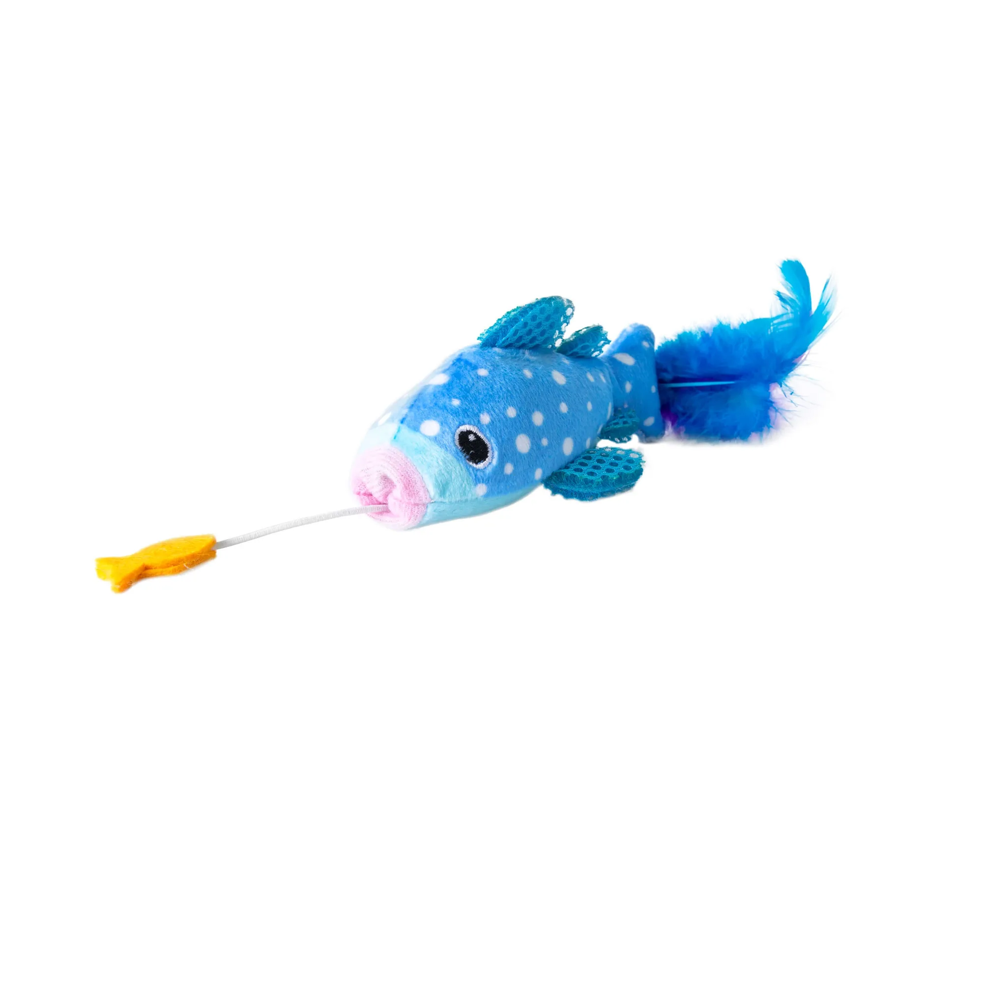 Quirky Kitty Whale Shark Chomper – chladicí oceánská hračka pro kočky s šantou