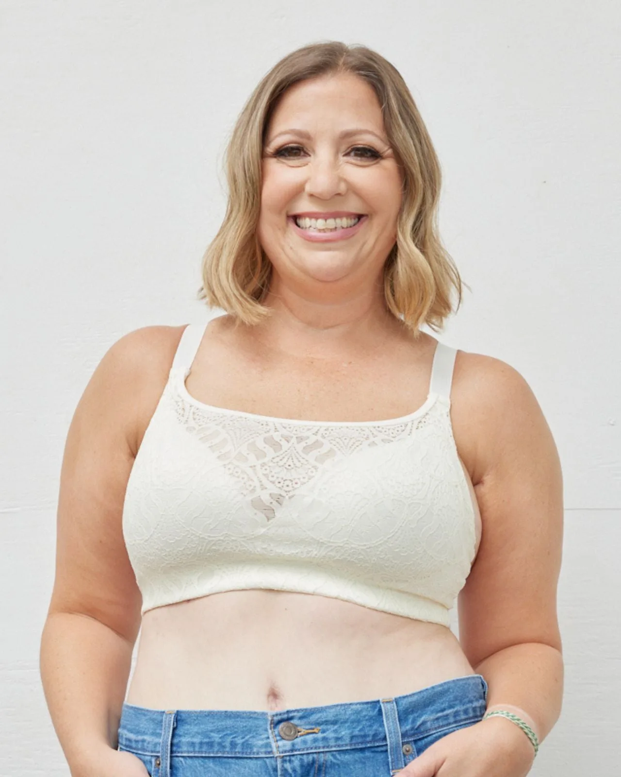 Soutien-gorge Carrie en dentelle avec poches et armatures moulées