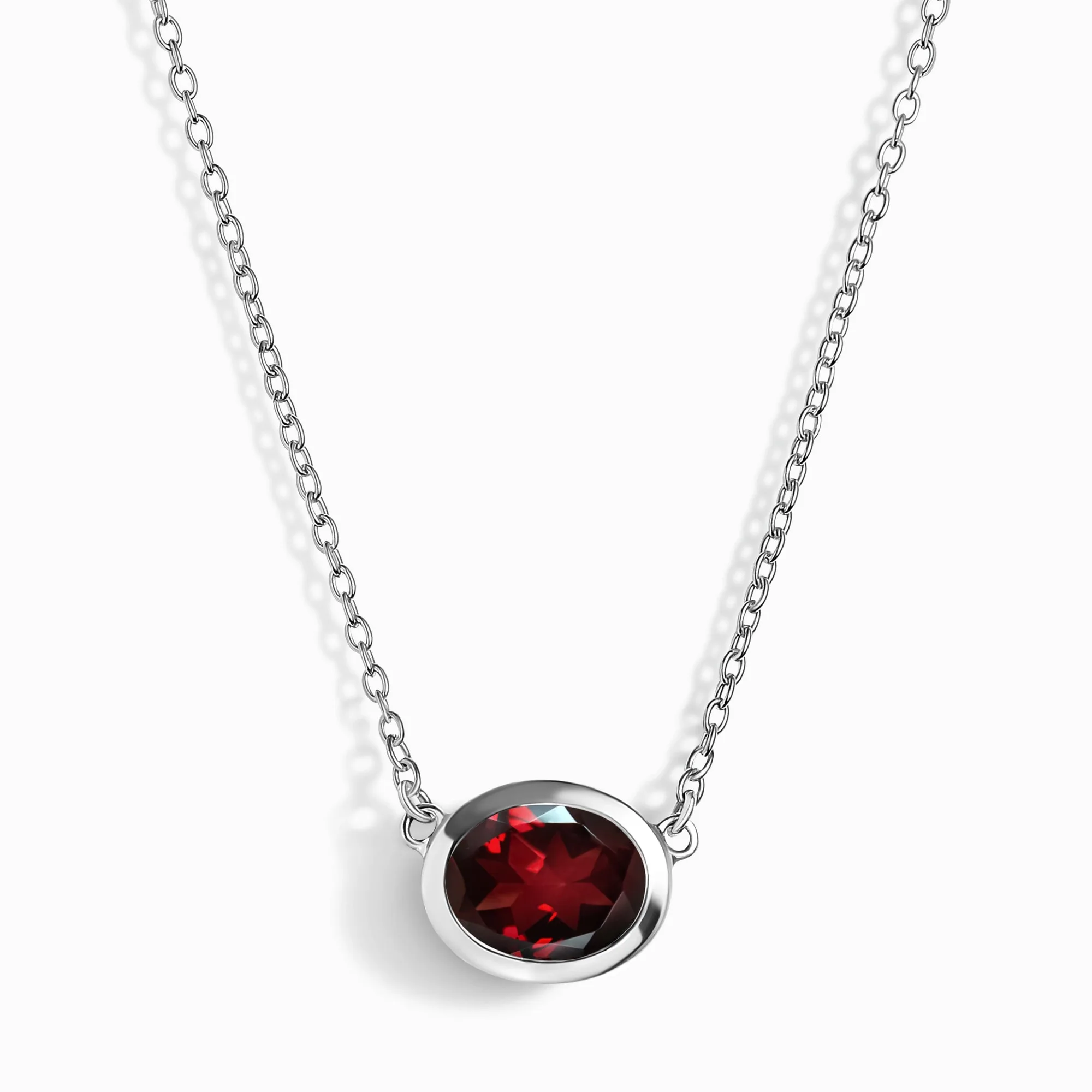 Garnet Necklace - Skin-Touch
