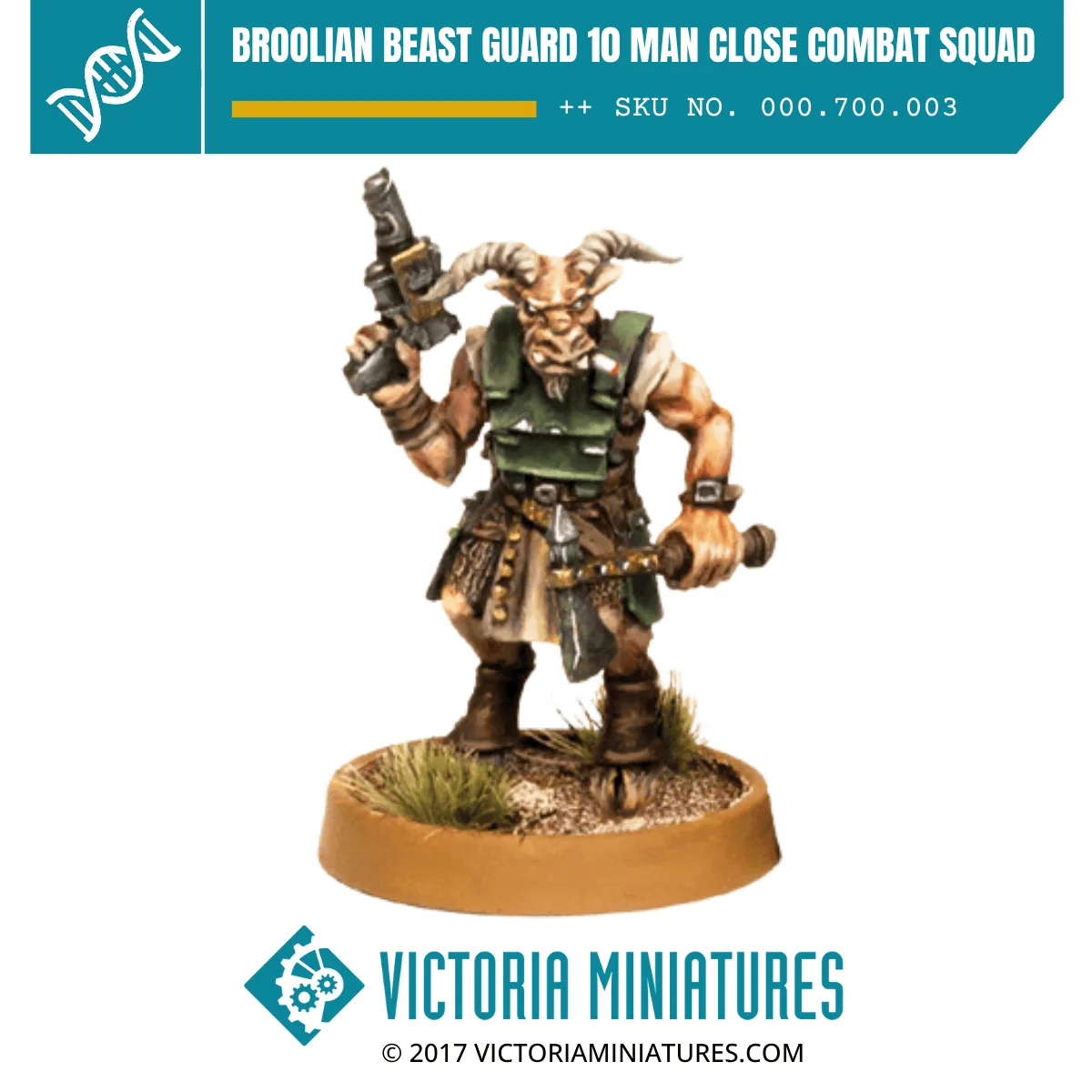 Guía de montaje y pintura del Broolian Beast Guard Squad