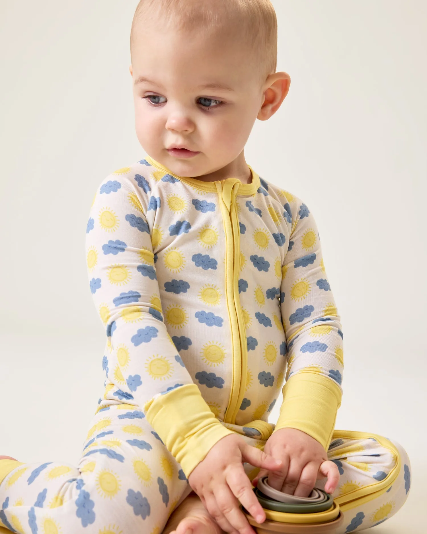 Bambus-Baby-Schlafanzug | Sonniger Tag