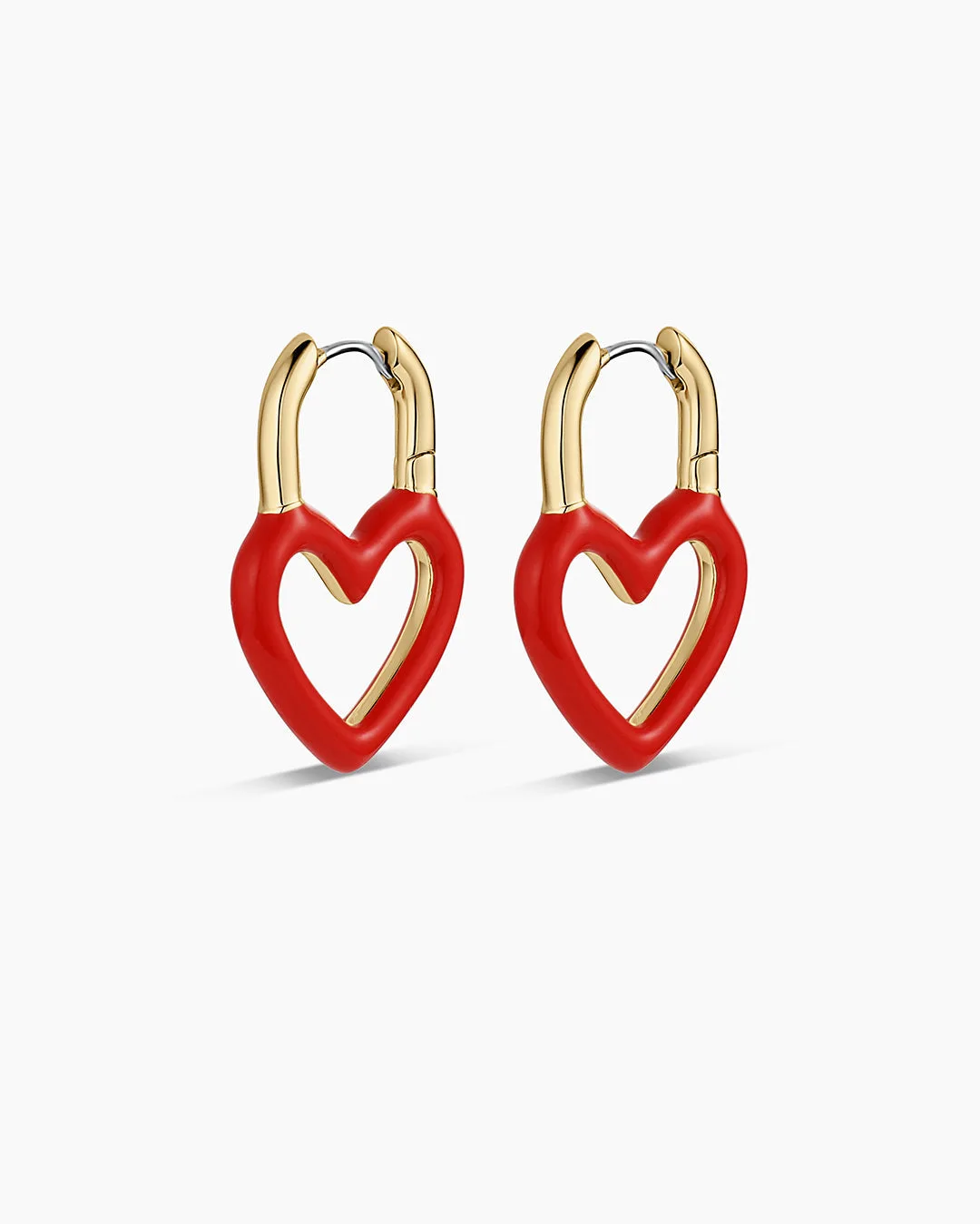 Aros de Candado de Esmalte Corazón Abierto vs. Aros Clásicos: ¿Cuál te Favorece?