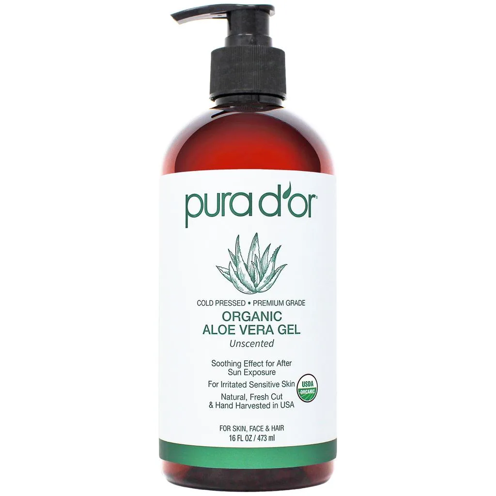 Organic Aloe Vera Gel - Unscented 16oz