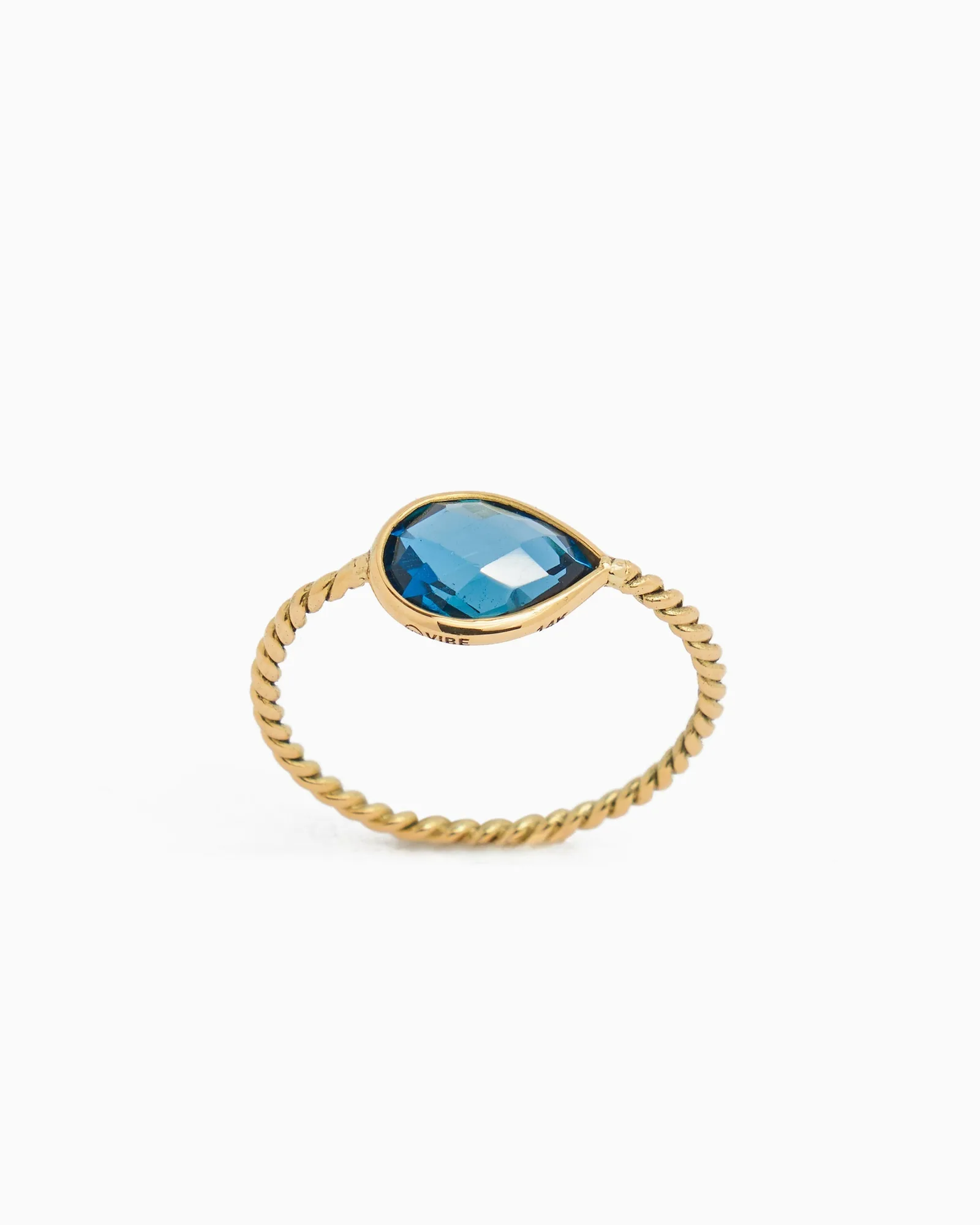 London Blue Topaz Ring Styles: Dewdrop, Bubble, and Stacker