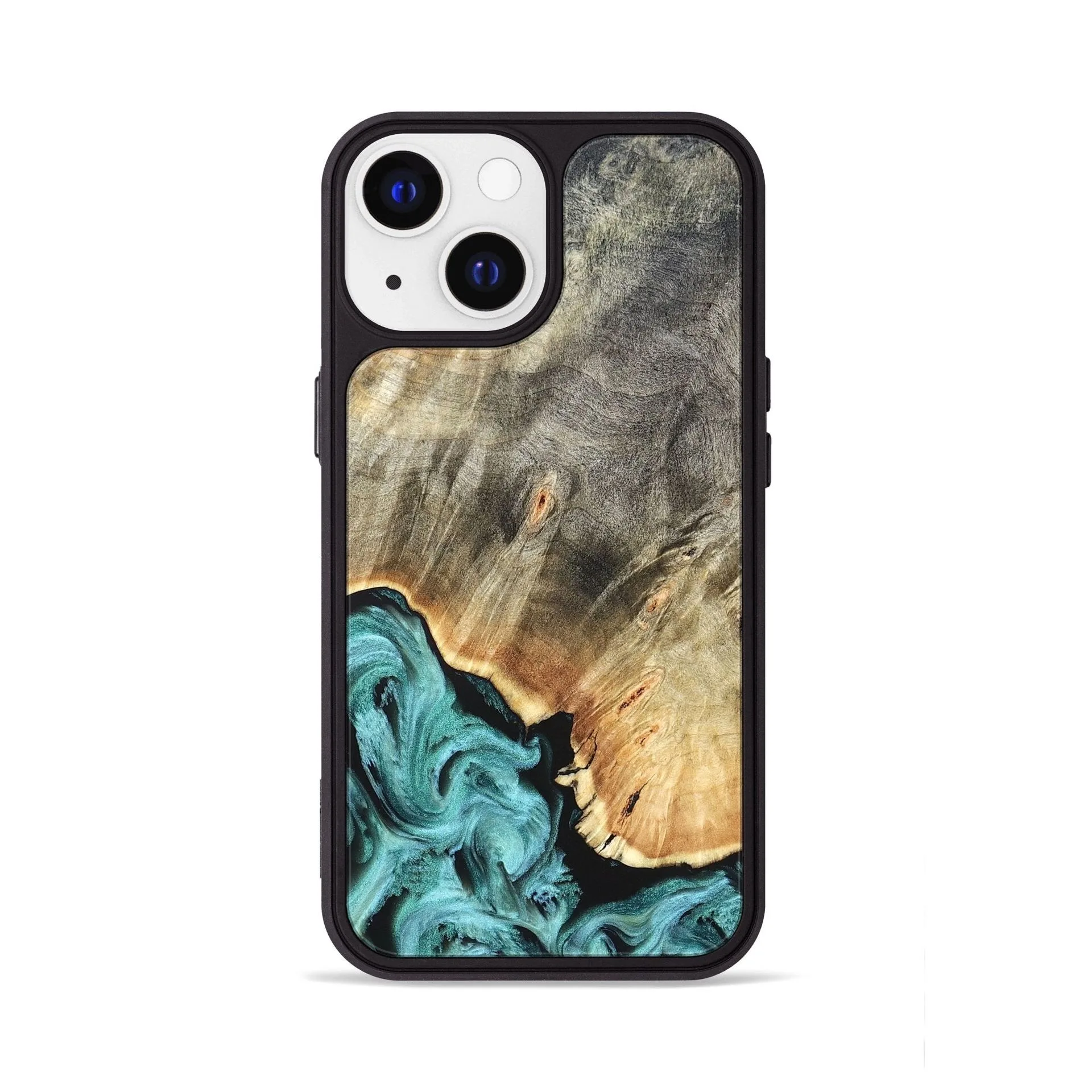 iPhone 13 Wood Phone Case - Briana (Green, 823148)