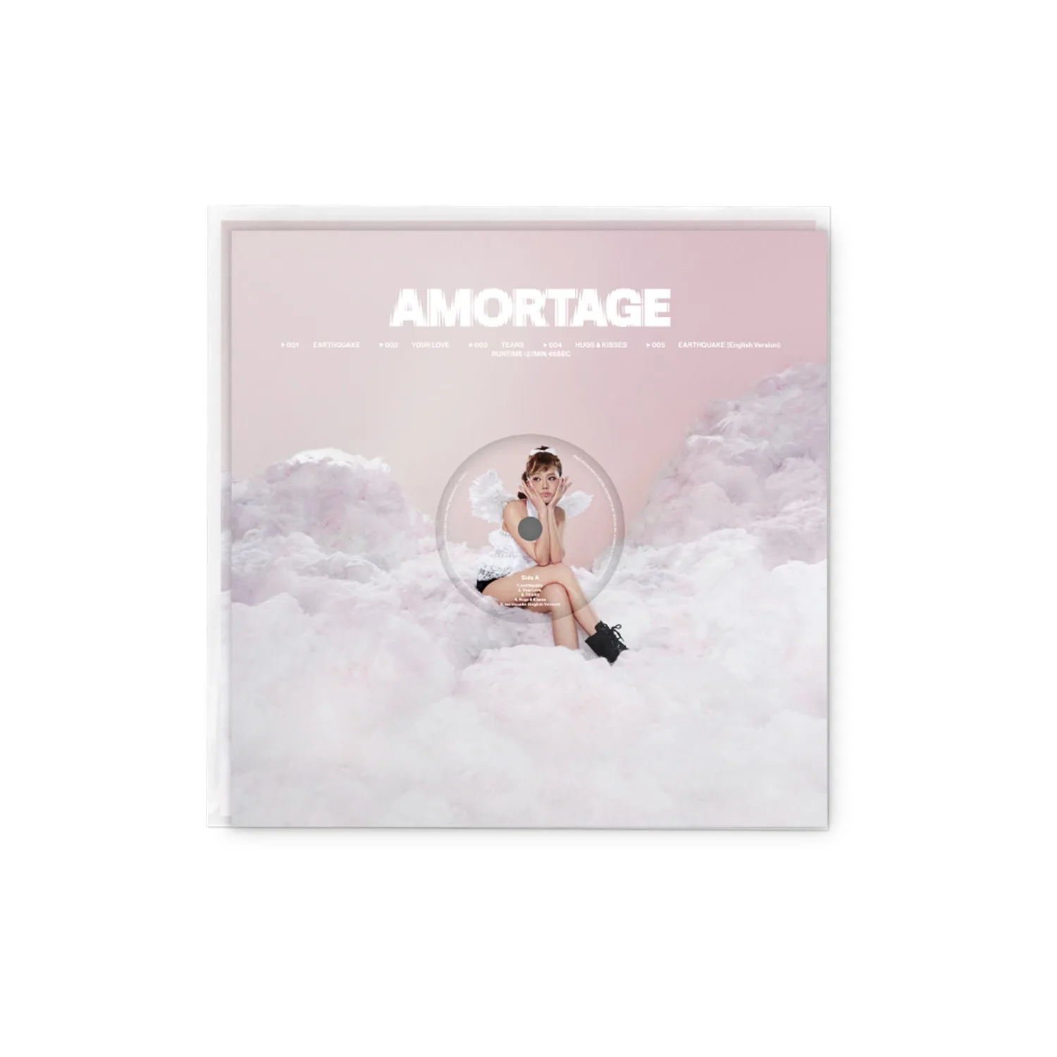 JISOO AMORTAGE Vinyl Pink Version – JISOO Mini Album