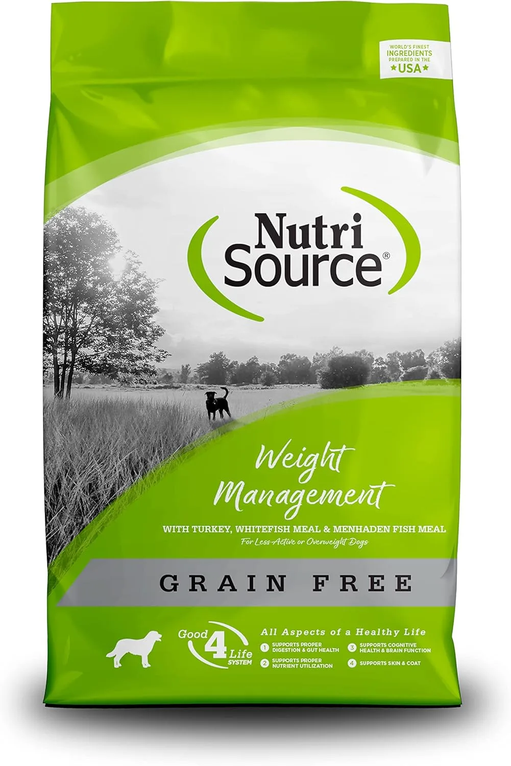 NutriSourceグレインフリー体重管理ドッグフードガイド